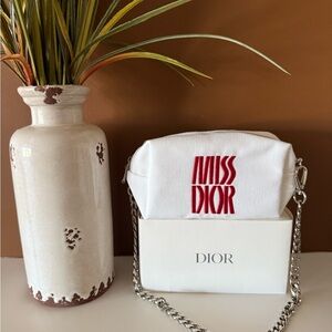 Miss Dior Beauty Cosmetic Pouch – Converted Into A Shoulder Bag! ✨🎀
